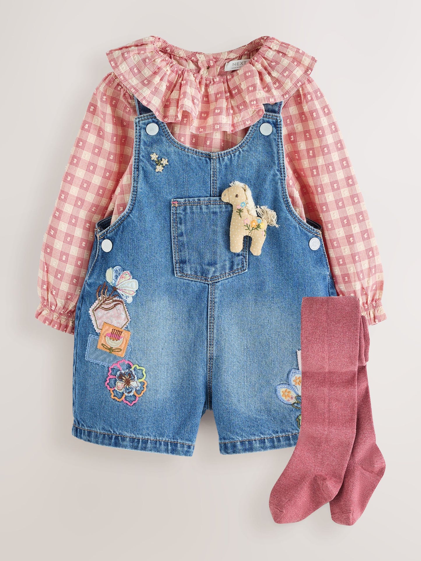 Dsiney Kidz - Denim Horse Dungarees Set (3mths-7yrs) image 7