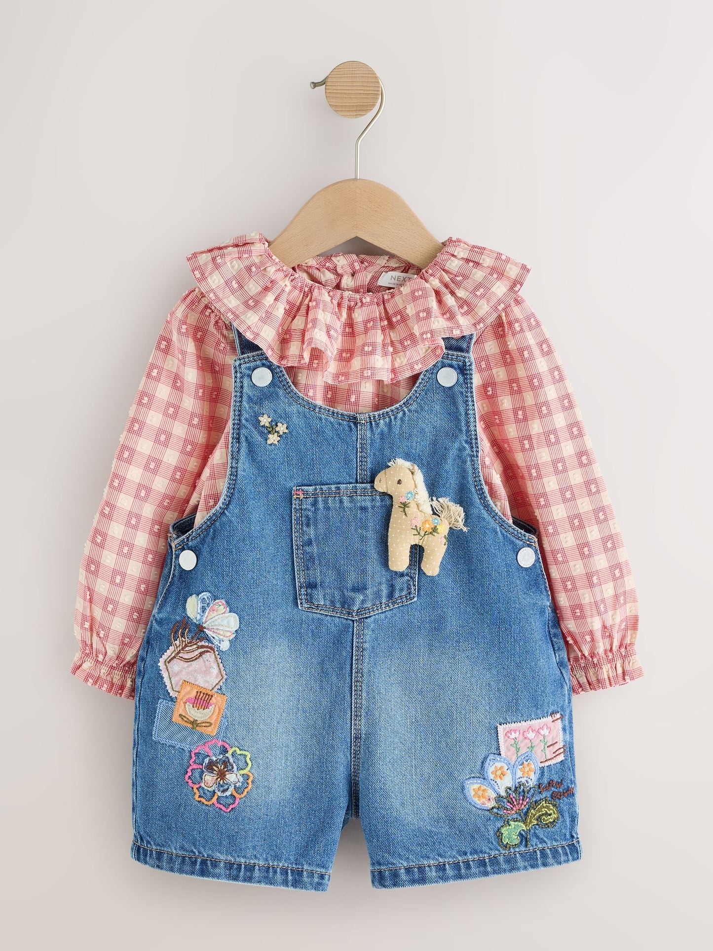 Dsiney Kidz - Denim Horse Dungarees Set (3mths-7yrs) image 8