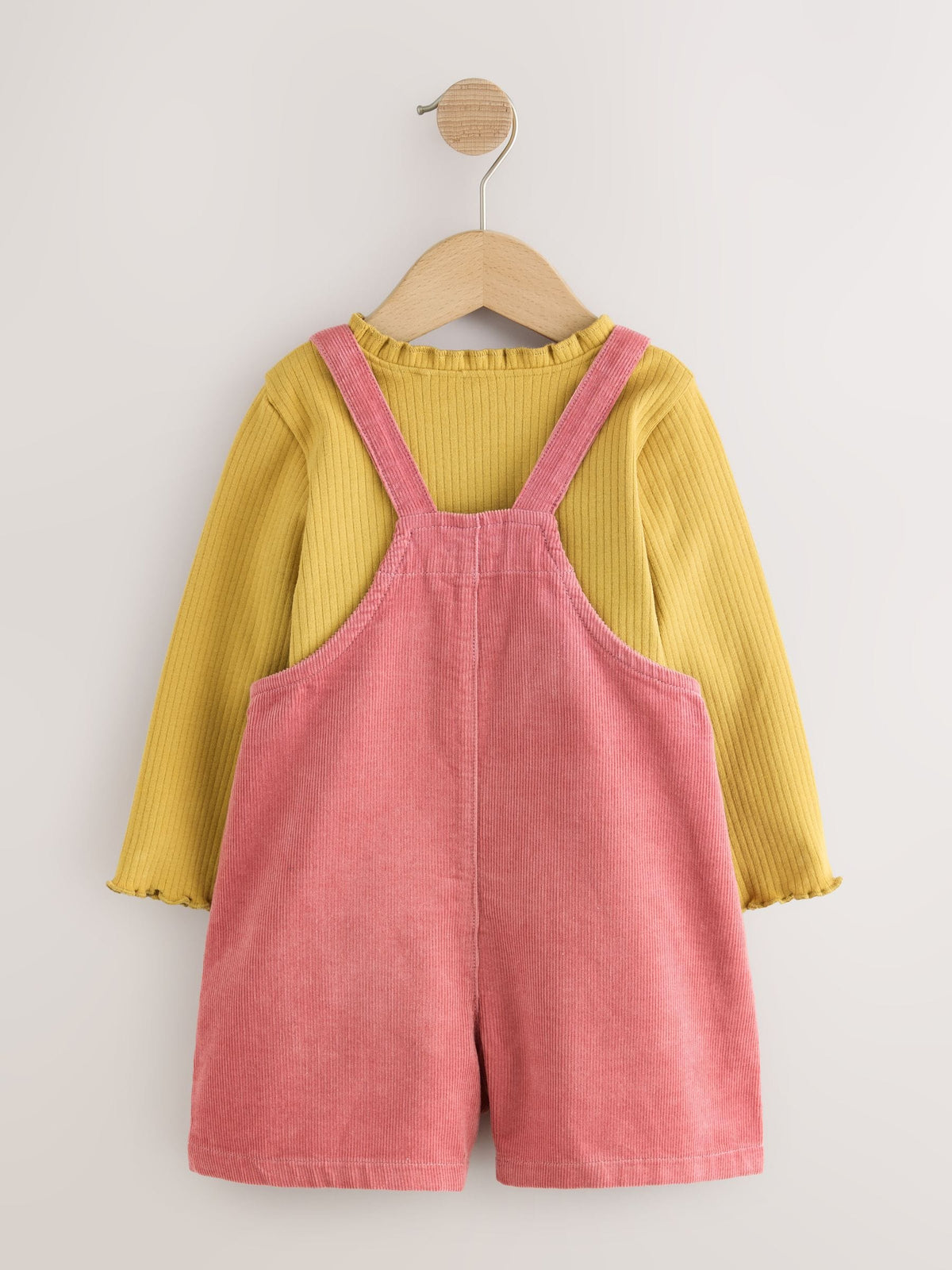 Dsiney Kidz - Pink Corduroy Dungaree & Tights Set (3mths-7yrs) image 9