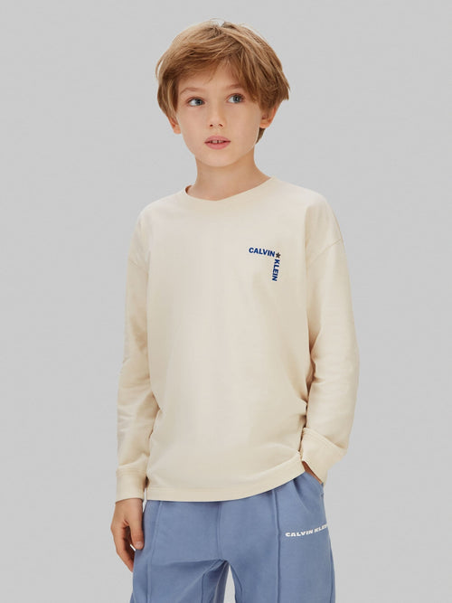 Dsiney Kidz - Calvin Klein Jeans Grey Relaxed Logo T-Shirt image 1