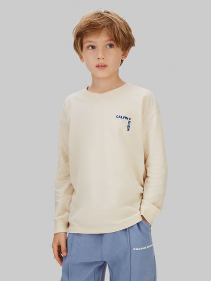 Dsiney Kidz - Calvin Klein Jeans Grey Relaxed Logo T-Shirt image 1