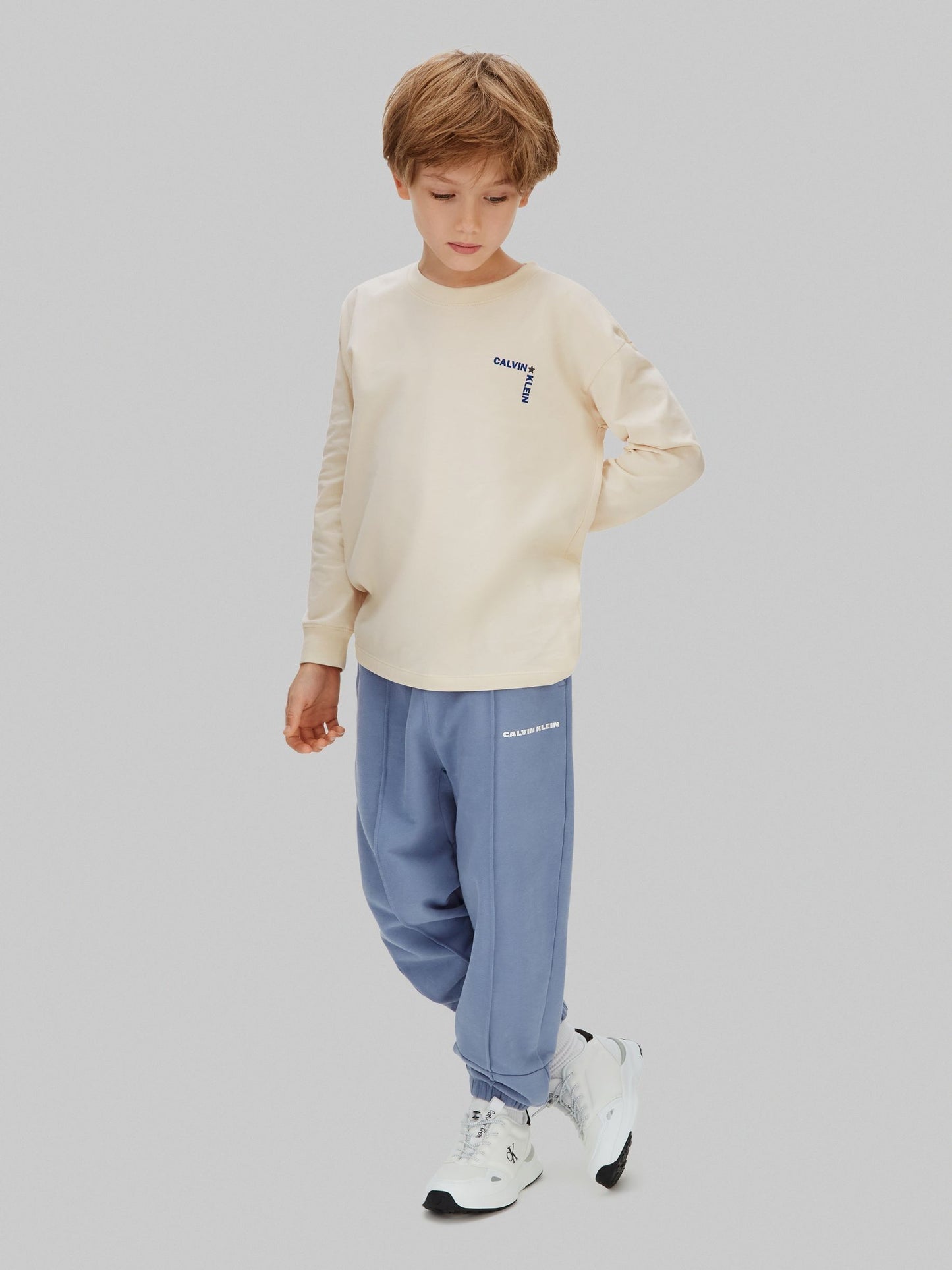 Dsiney Kidz - Calvin Klein Jeans Grey Relaxed Logo T-Shirt image 3