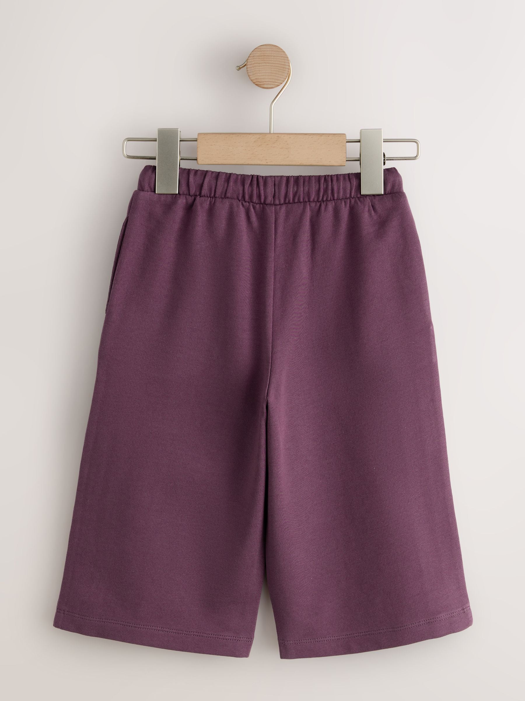 Burgundy Red Wide Leg Side Stripe Joggers (3mths-7yrs) image 7
