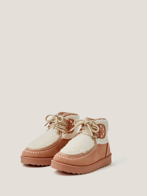 Monsoon Natural Bow Borg Ankle Boots image 1