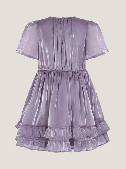 Monsoon Purple Sequin Organza Party Dress image 2