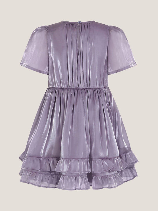 Monsoon Purple Sequin Organza Party Dress image 2