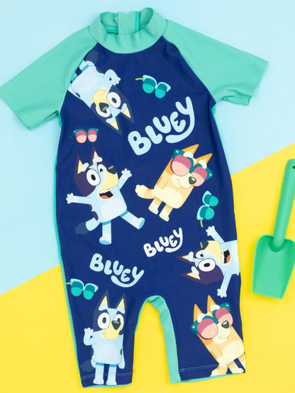 Dsiney Kidz - Vanilla Underground Blue Bluey 1 Piece Sunsafe Suit image 3