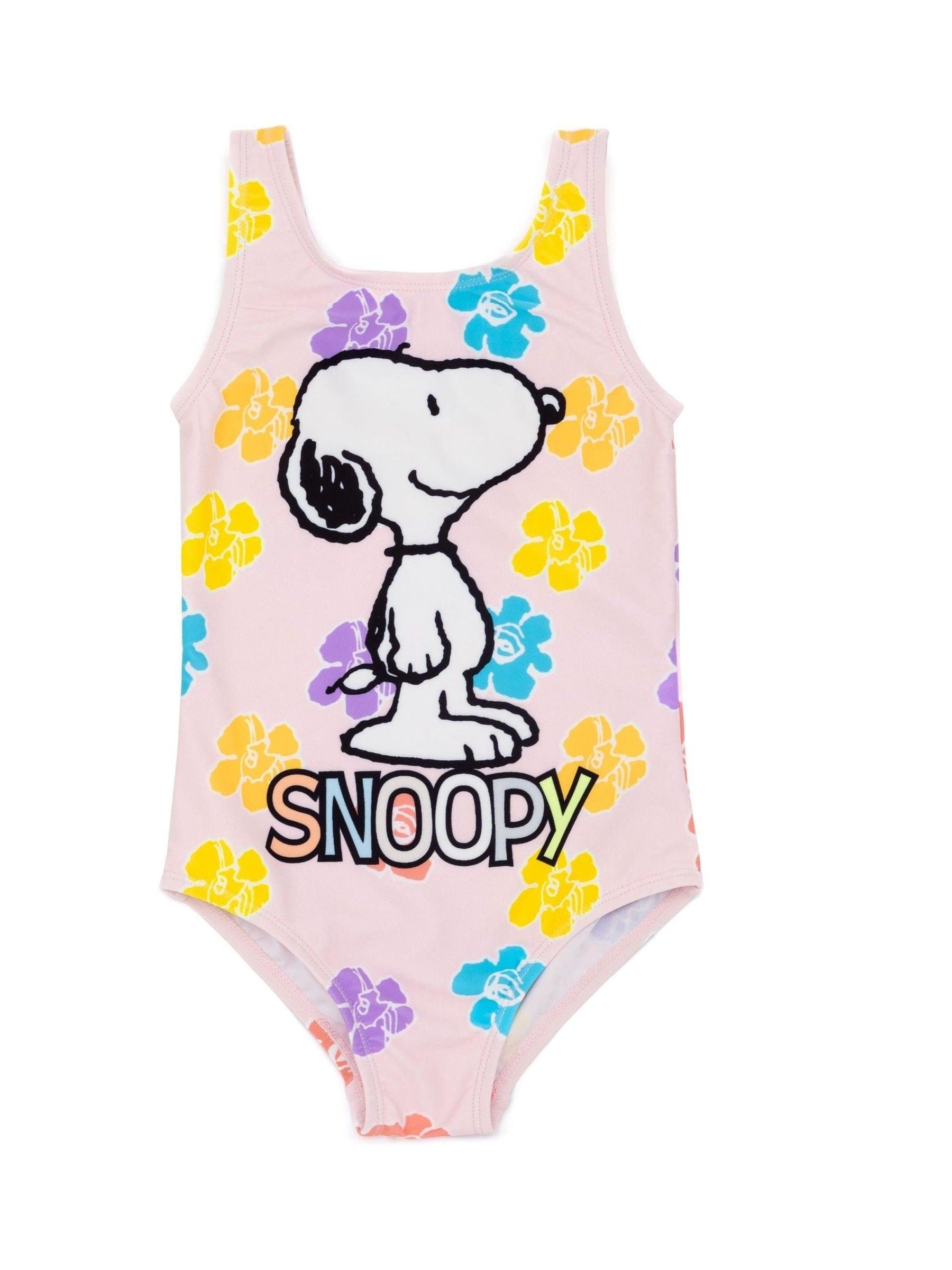 Dsiney Kidz - Vanilla Underground Pink Peanuts Snoopy 1 Piece Swimming Costume image 1