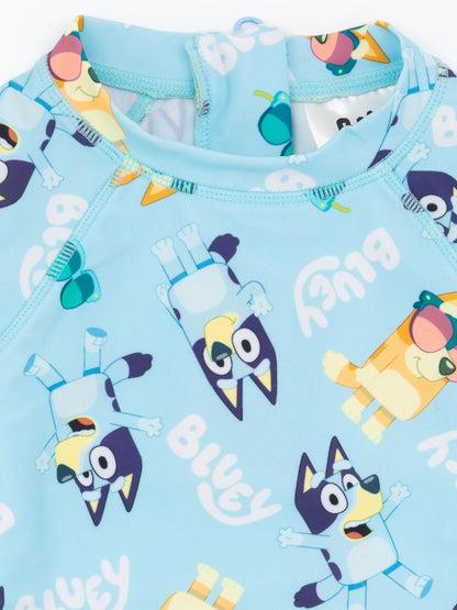 Dsiney Kidz - Vanilla Underground Blue Bluey All Over Print 1 Piece Swimming Costume image 4