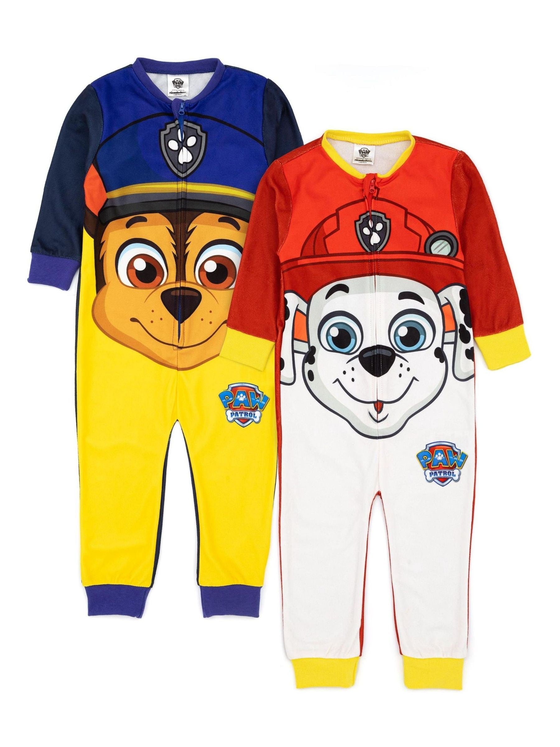 Dsiney Kidz - Vanilla Underground Blue Paw Patrol Large Character Placement Print Multi All-In-Ones Pack of 2 image 1