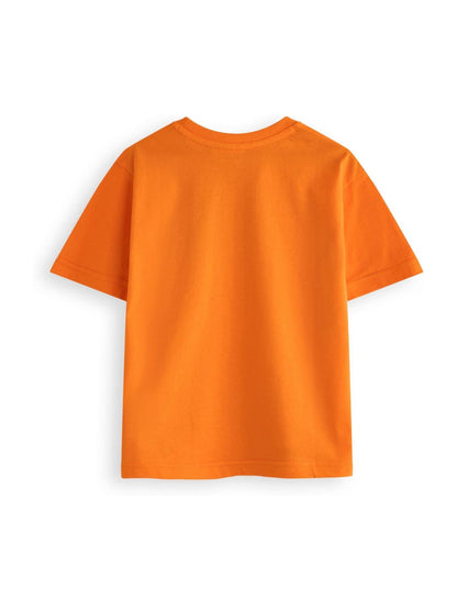 Vanilla Underground Orange Gruffalo & Friends Zog Orange Big Face Short Sleeved T-Shirt image 3
