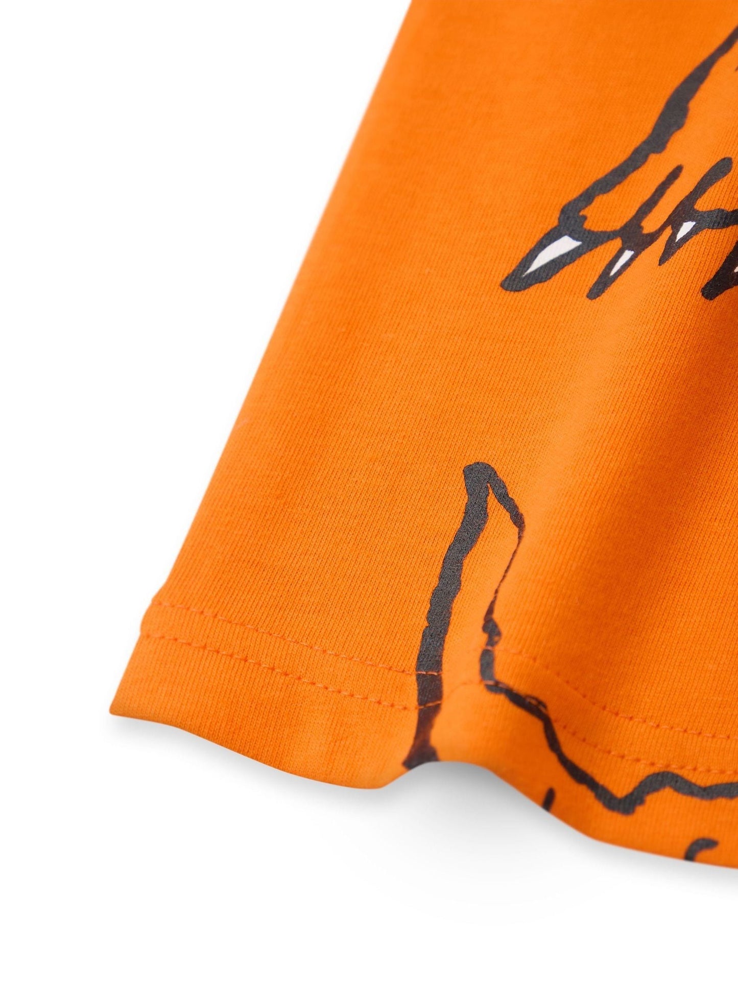 Vanilla Underground Orange Gruffalo & Friends Zog Orange Big Face Short Sleeved T-Shirt image 5
