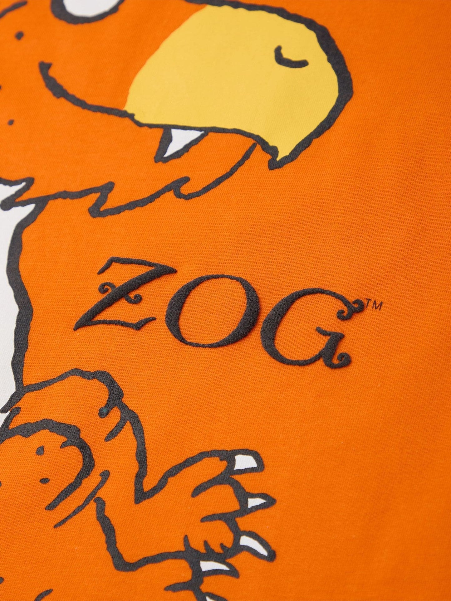 Vanilla Underground Orange Gruffalo & Friends Zog Orange Big Face Short Sleeved T-Shirt image 6