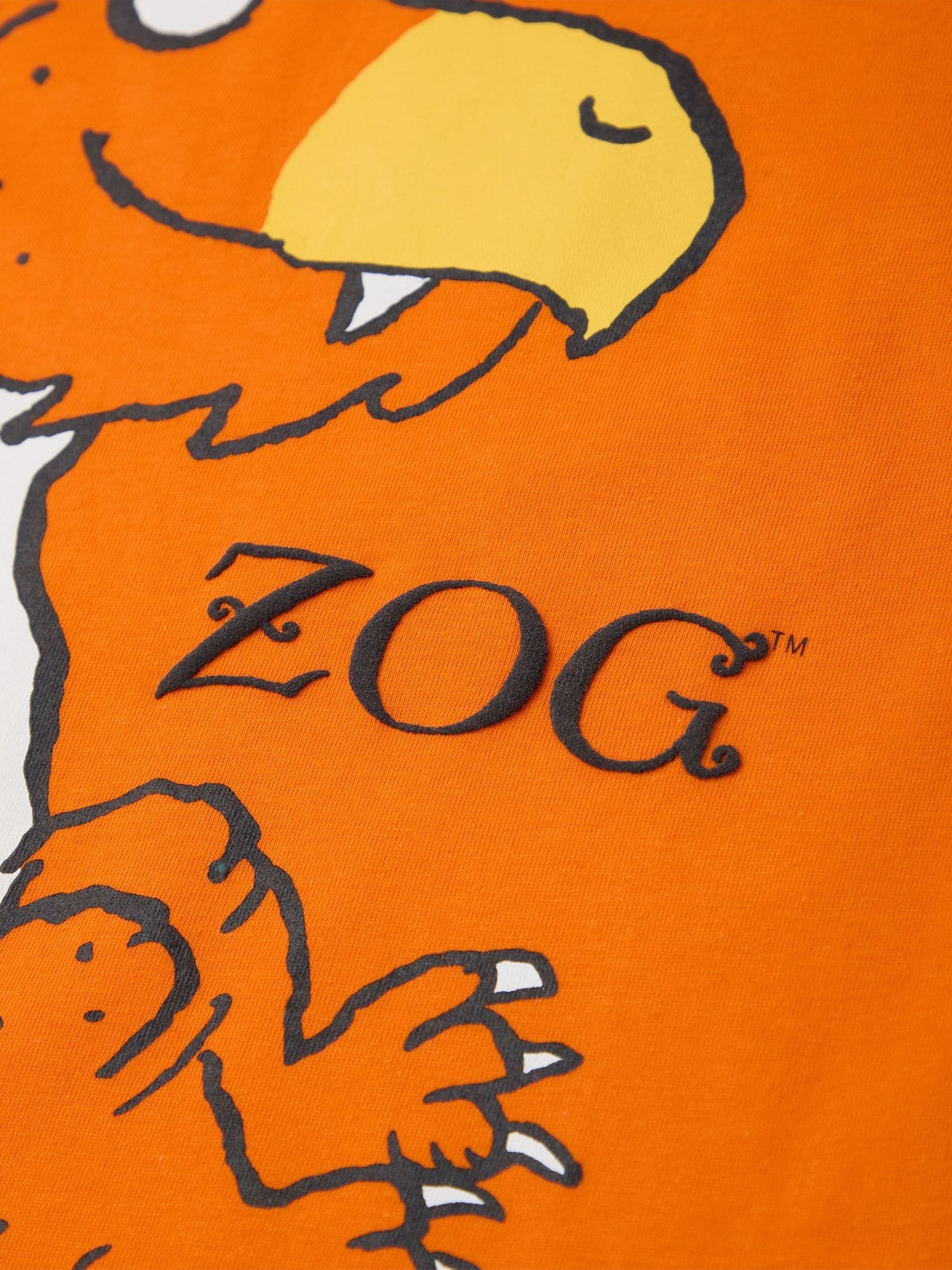 Vanilla Underground Orange Gruffalo & Friends Zog Orange Big Face Short Sleeved T-Shirt image 6