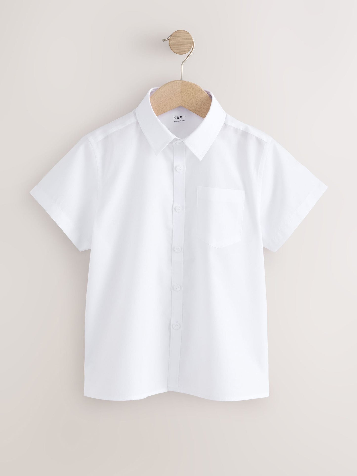 Dsiney Kidz - White Plus Fit Short Sleeve School 2 Pack Shirts (3-17yrs) image 2