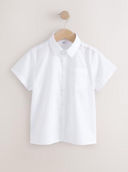 Dsiney Kidz - White Plus Fit Short Sleeve School 2 Pack Shirts (3-17yrs) image 2