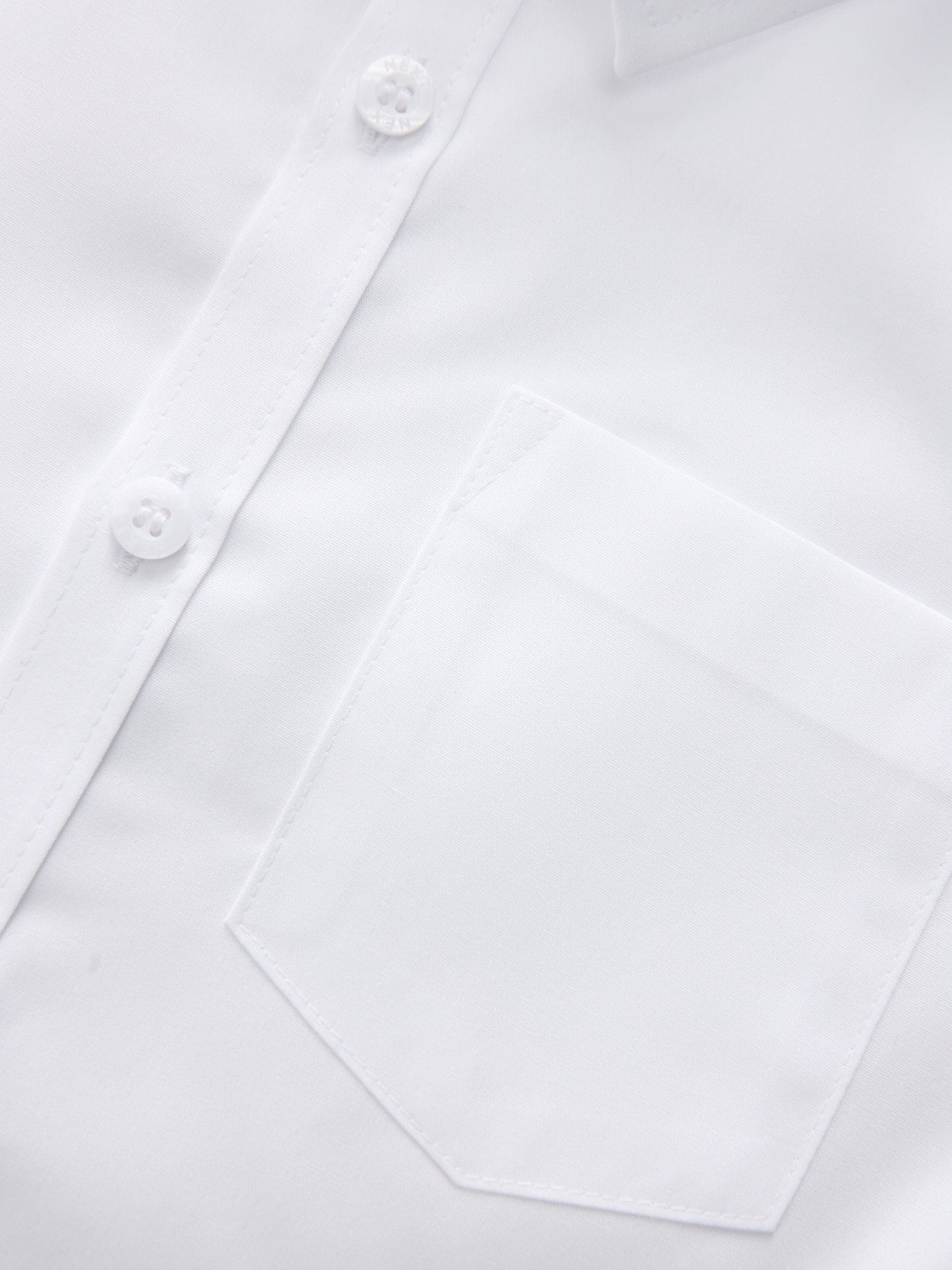 Dsiney Kidz - White Plus Fit Short Sleeve School 2 Pack Shirts (3-17yrs) image 6
