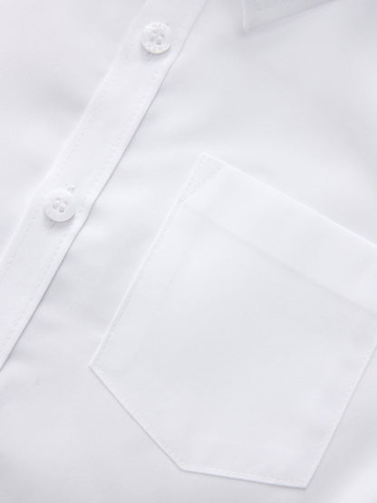 Dsiney Kidz - White Plus Fit Short Sleeve School 2 Pack Shirts (3-17yrs) image 6