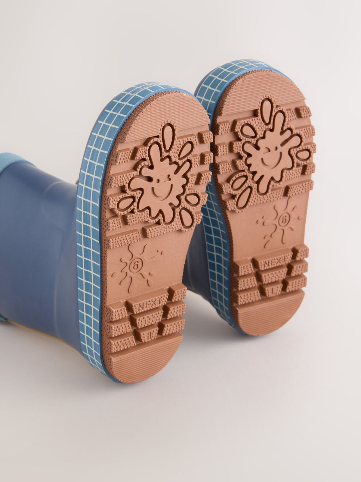 Navy Warm Lined Handle Wellies - image 4