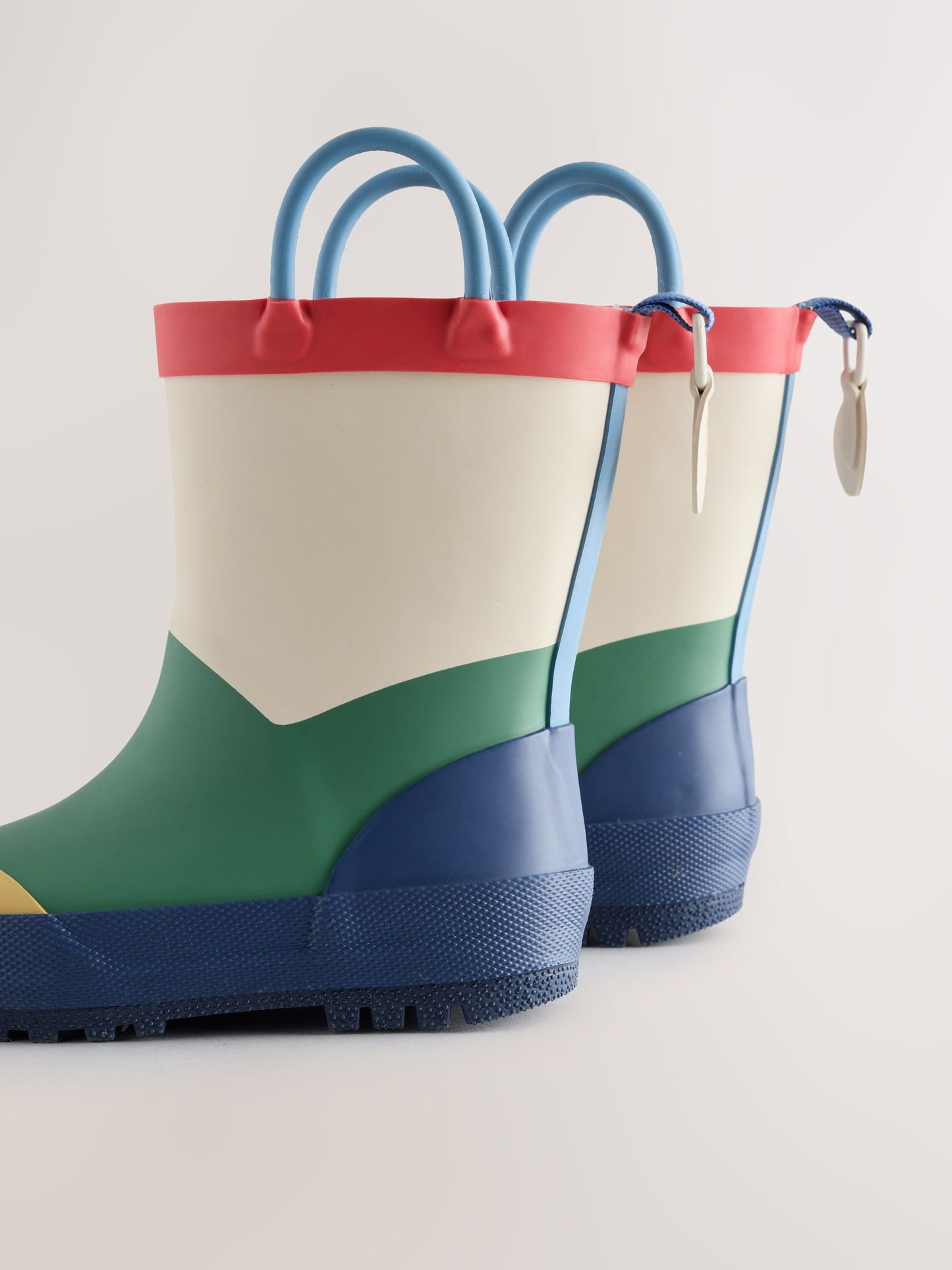 Neutral Colourblock Handle Pull On Wellies image 4