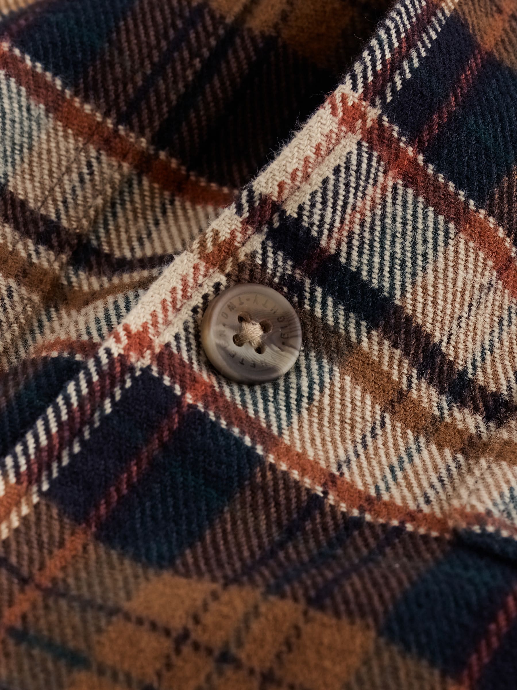 Dsiney Kidz - Brown/Navy Check Long Sleeve Check Shirt (3-16yrs) image 3