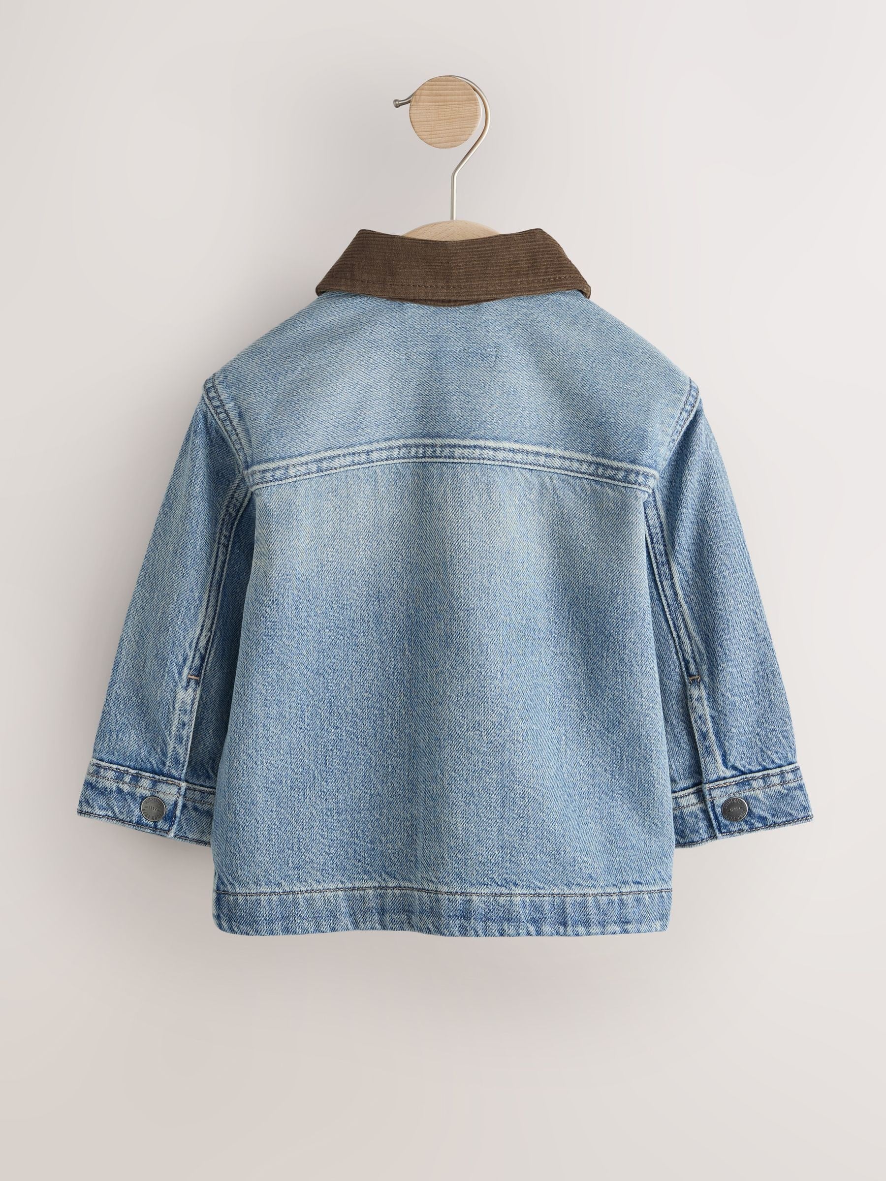 Dsiney Kidz - Blue Denim Long Sleeve Cord Collar Shirt (3mths-7yrs) image 6