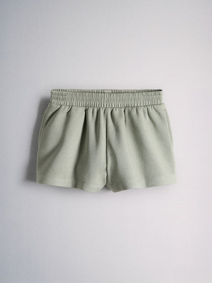 Dsiney Kidz - The Set Long Sleeve Jersey Crew and Shorts Set Green image 3