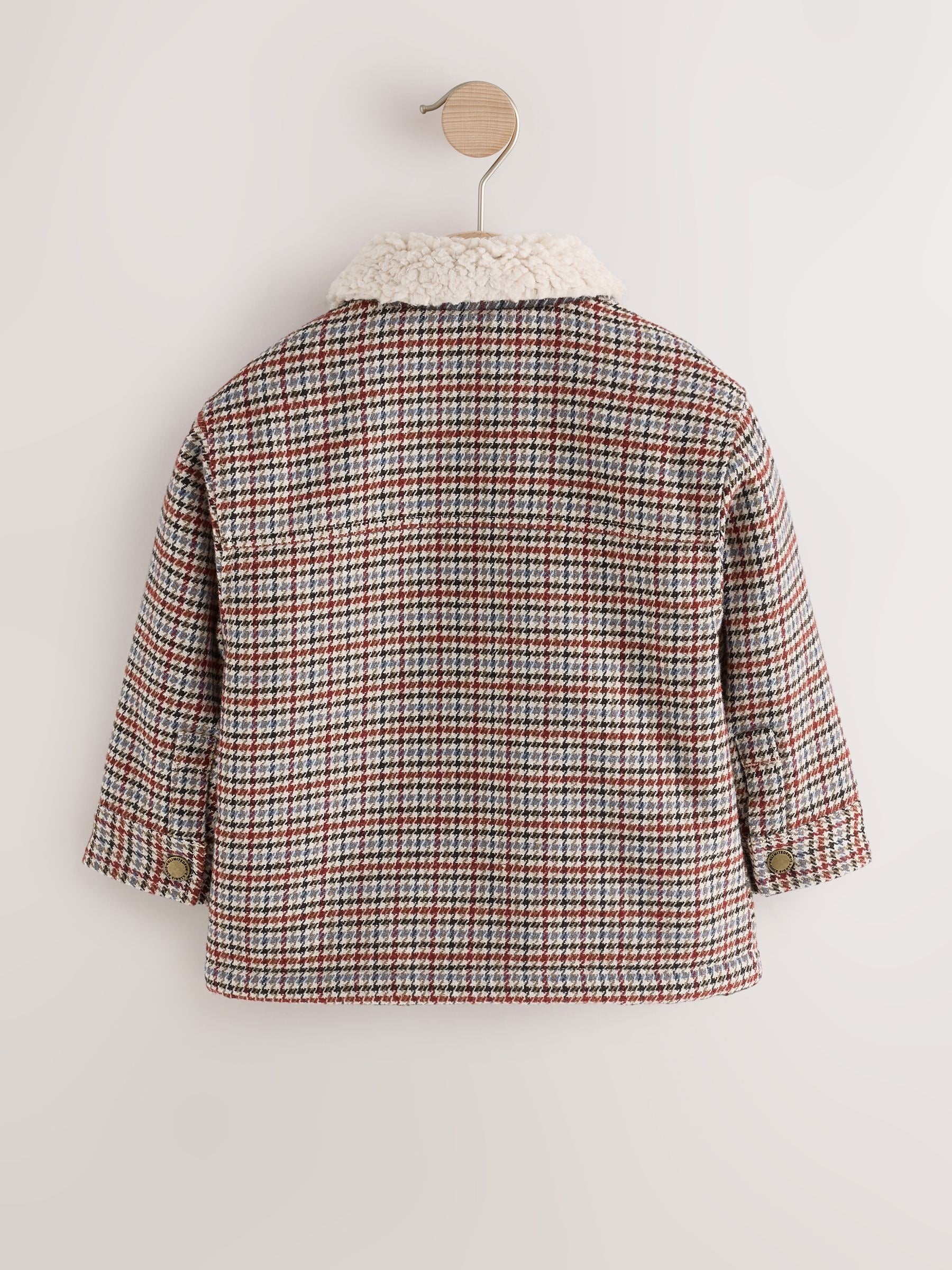 Dsiney Kidz - Heritage Check Borg Lined Shacket (3mths-7yrs) image 2