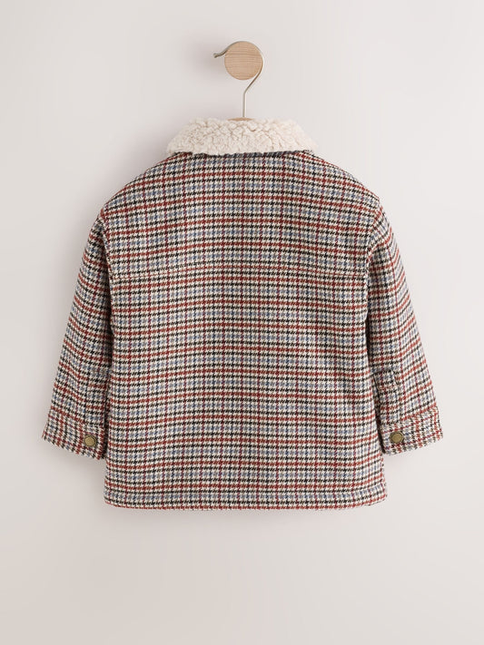 Dsiney Kidz - Heritage Check Borg Lined Shacket (3mths-7yrs) image 2