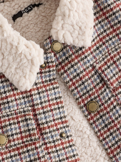 Dsiney Kidz - Heritage Check Borg Lined Shacket (3mths-7yrs) image 3