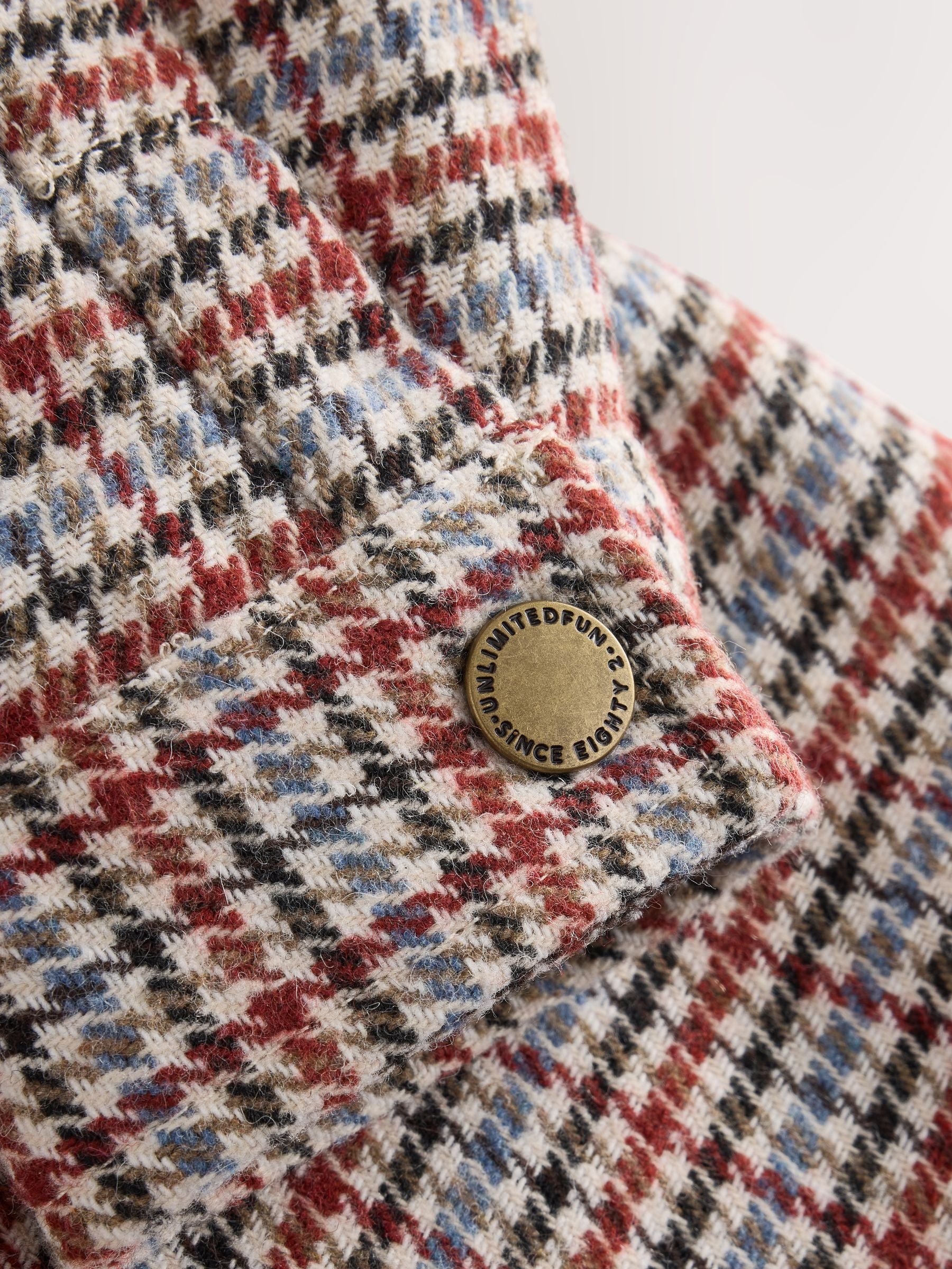 Dsiney Kidz - Heritage Check Borg Lined Shacket (3mths-7yrs) image 4
