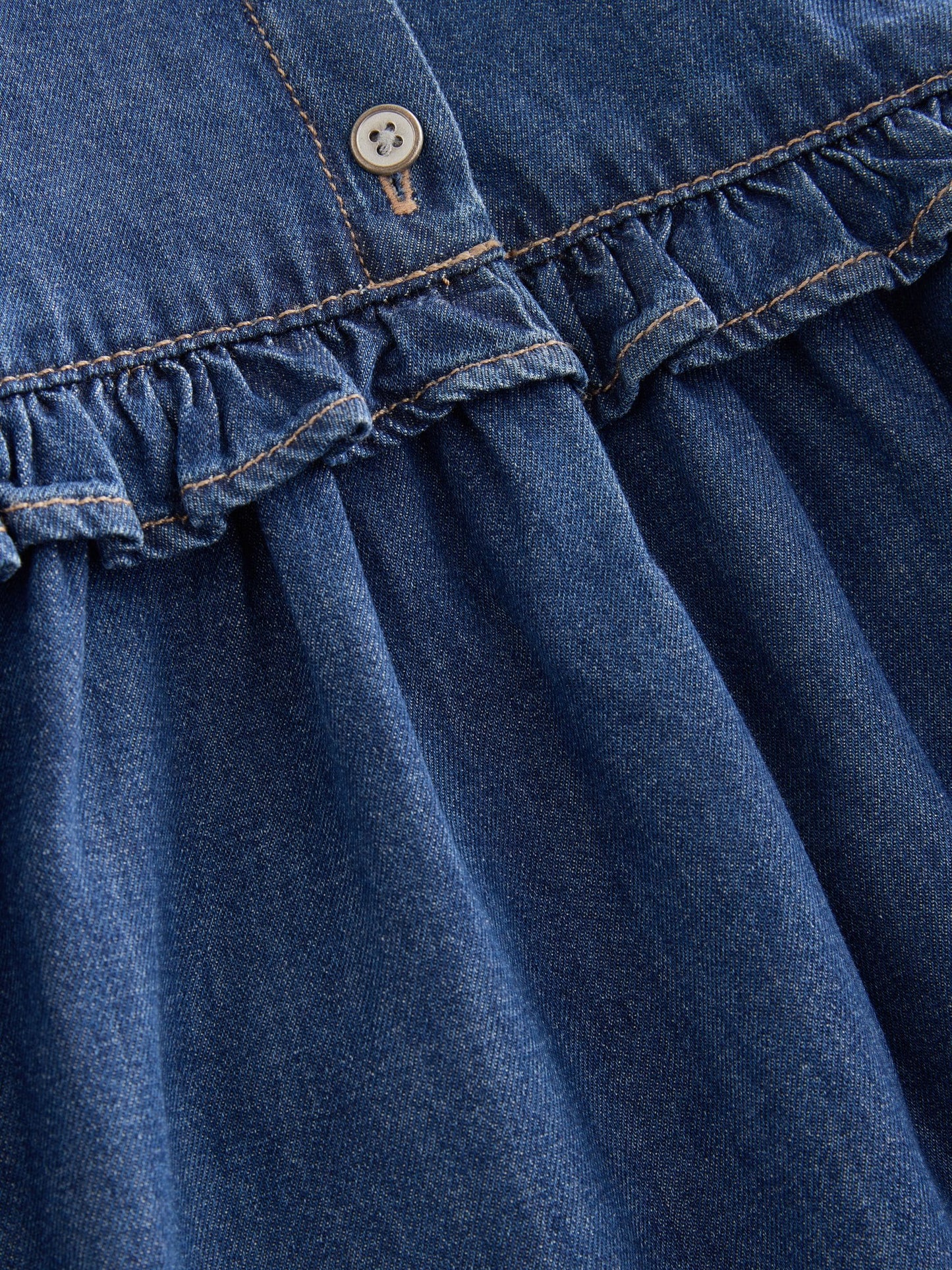 Dsiney Kidz - Blue Denim Long Sleeve Denim Dress (3mths-8yrs) image 8