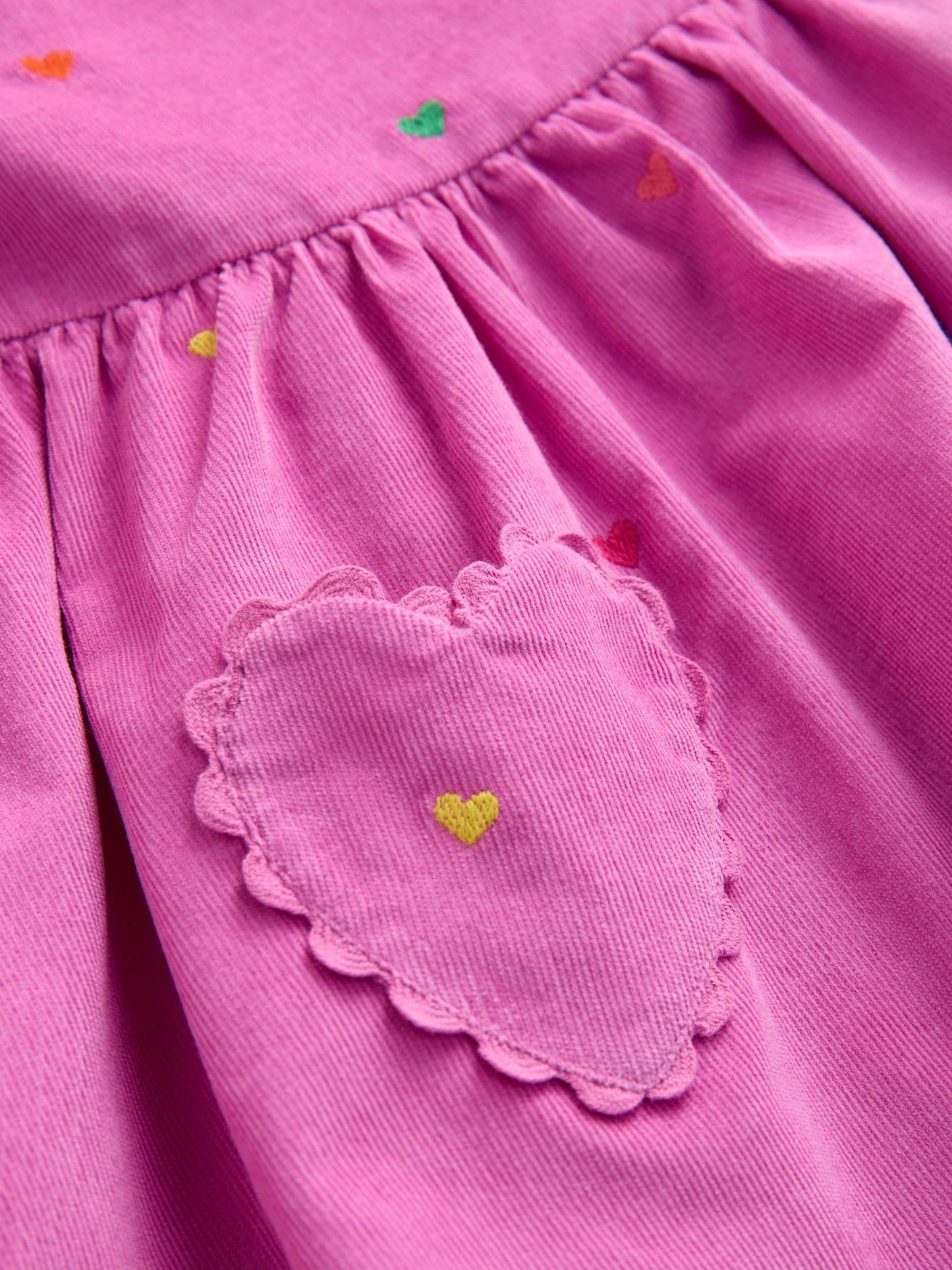 Dsiney Kidz - Magenta Pink Long Sleeve Cord Dress (3mths-8yrs) image 7