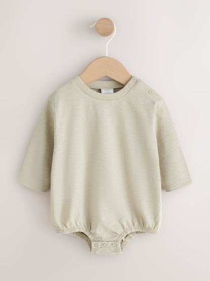 Dsiney Kidz - Neutral Checkerboard Jersey Dungaree and Bodysuit Baby Set (0mths-2yrs) image 2