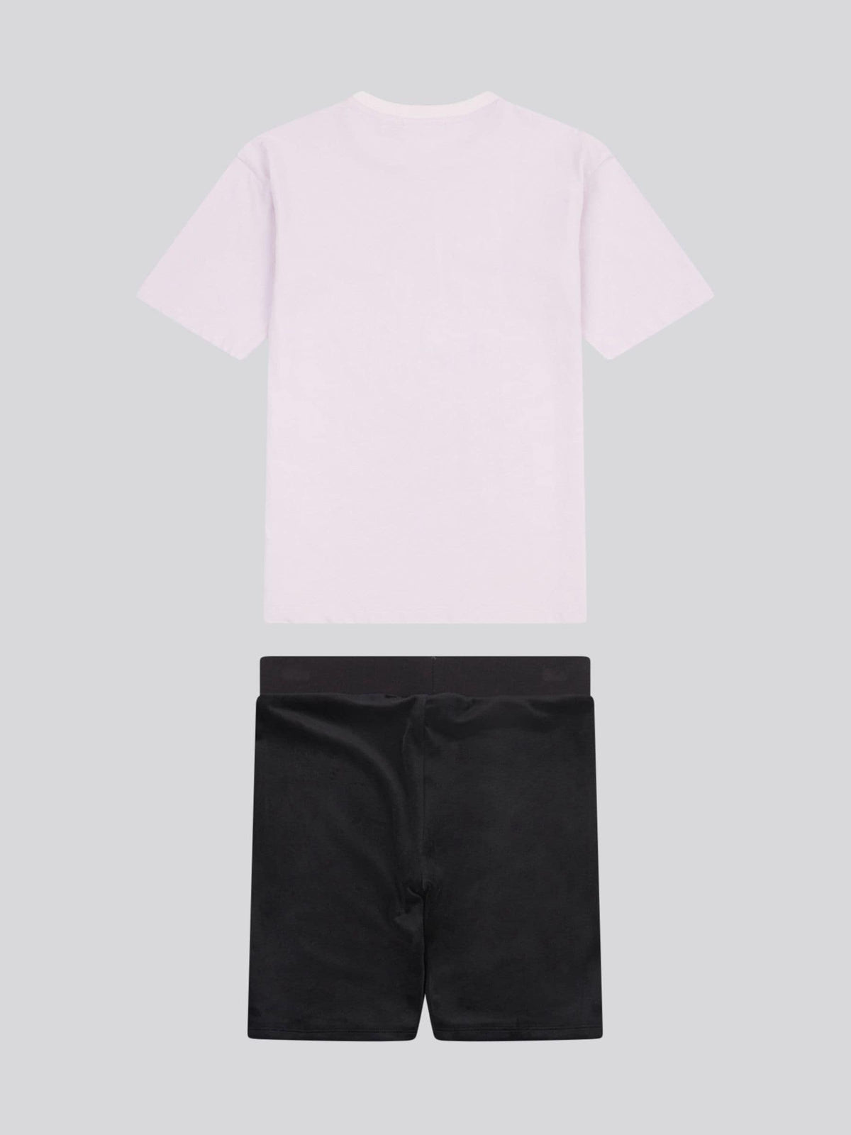 Dsiney Kidz - Juicy Couture Black Loose T-Shirt & Velour Cycling Shorts Set image 2