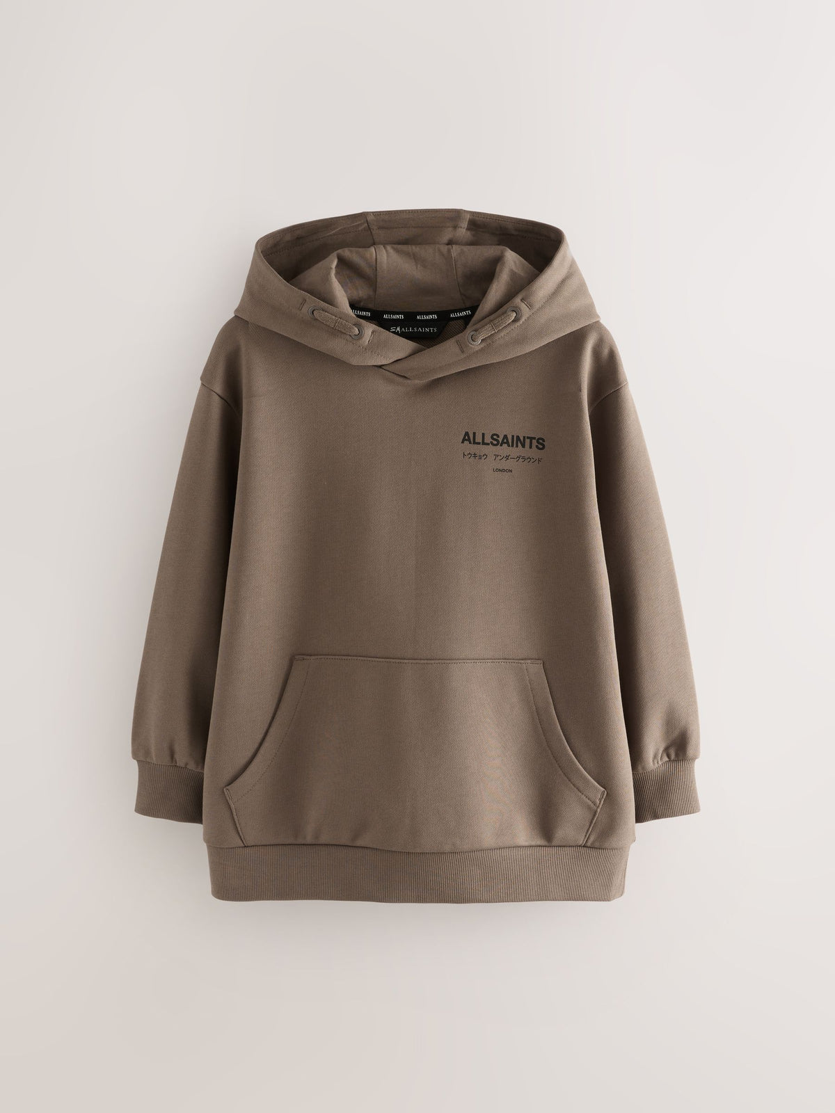 smALLSAINTS Brown Oversized Underground Pullover Hoodie - image 6