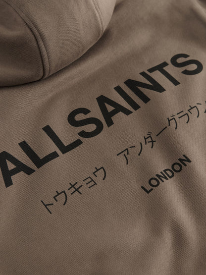 smALLSAINTS Brown Oversized Underground Pullover Hoodie - image 8