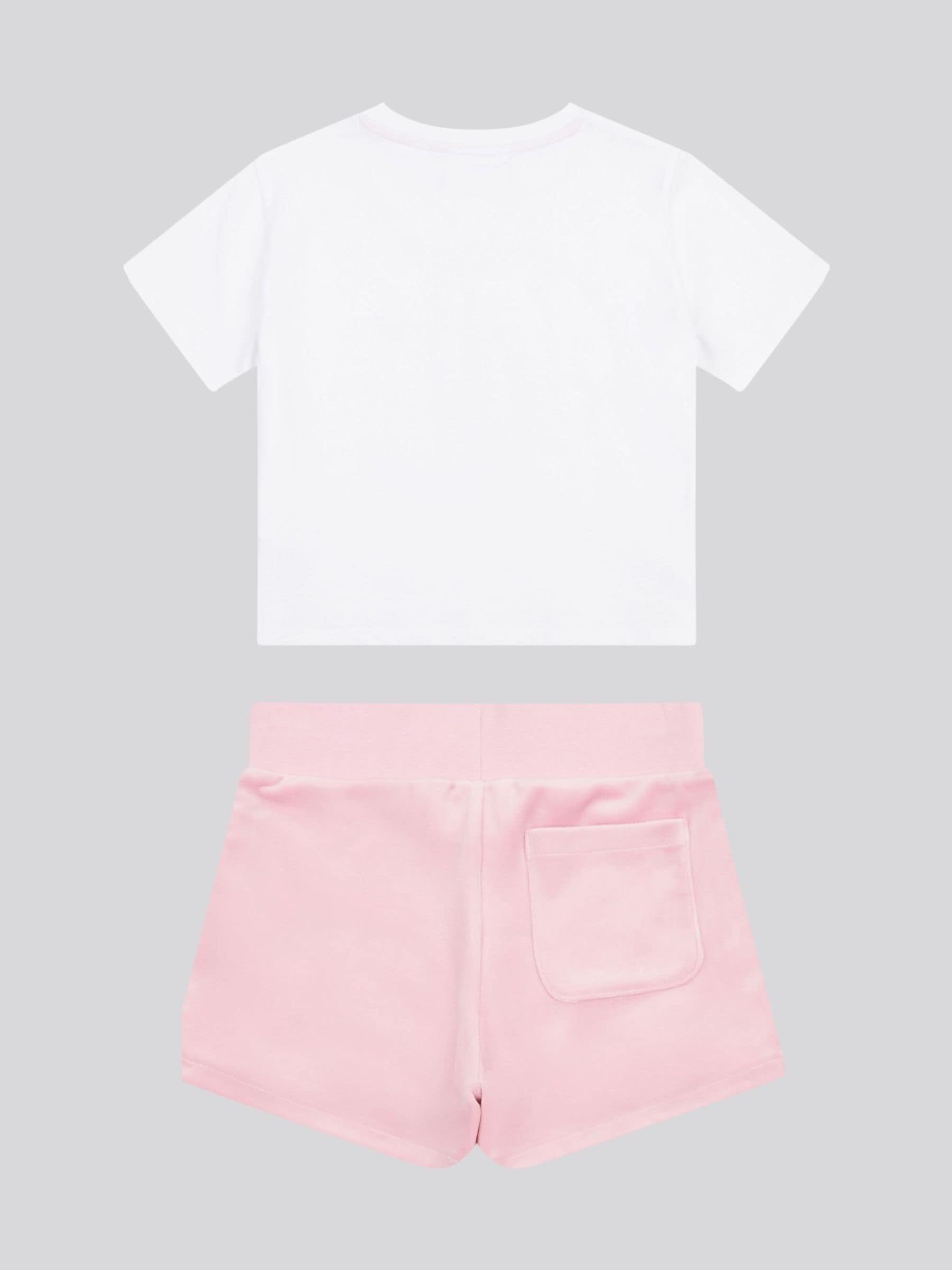 Dsiney Kidz - Juicy Couture Pink Girls Boxy T-Shirt & Velour Shorts Set image 7