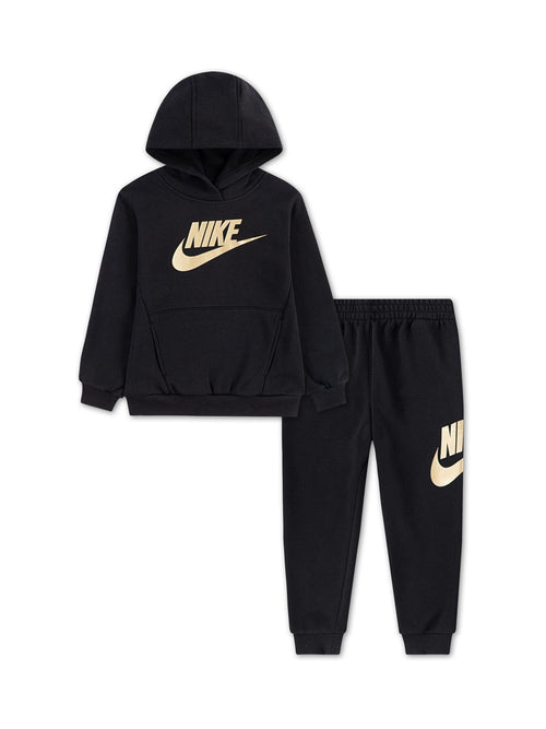 Dsiney Kidz - Nike Black Chrome Little Kids Club Fleece Tracksuit Set image 1