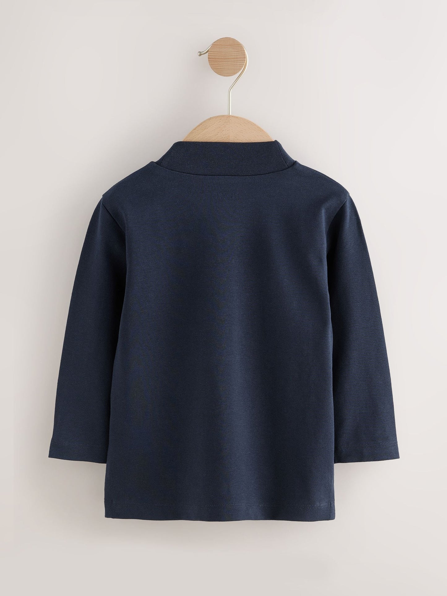 Dsiney Kidz - Navy/Stone Long Sleeve Turtle Neck T-Shirts 2 Pack (3mths-7yrs) image 3