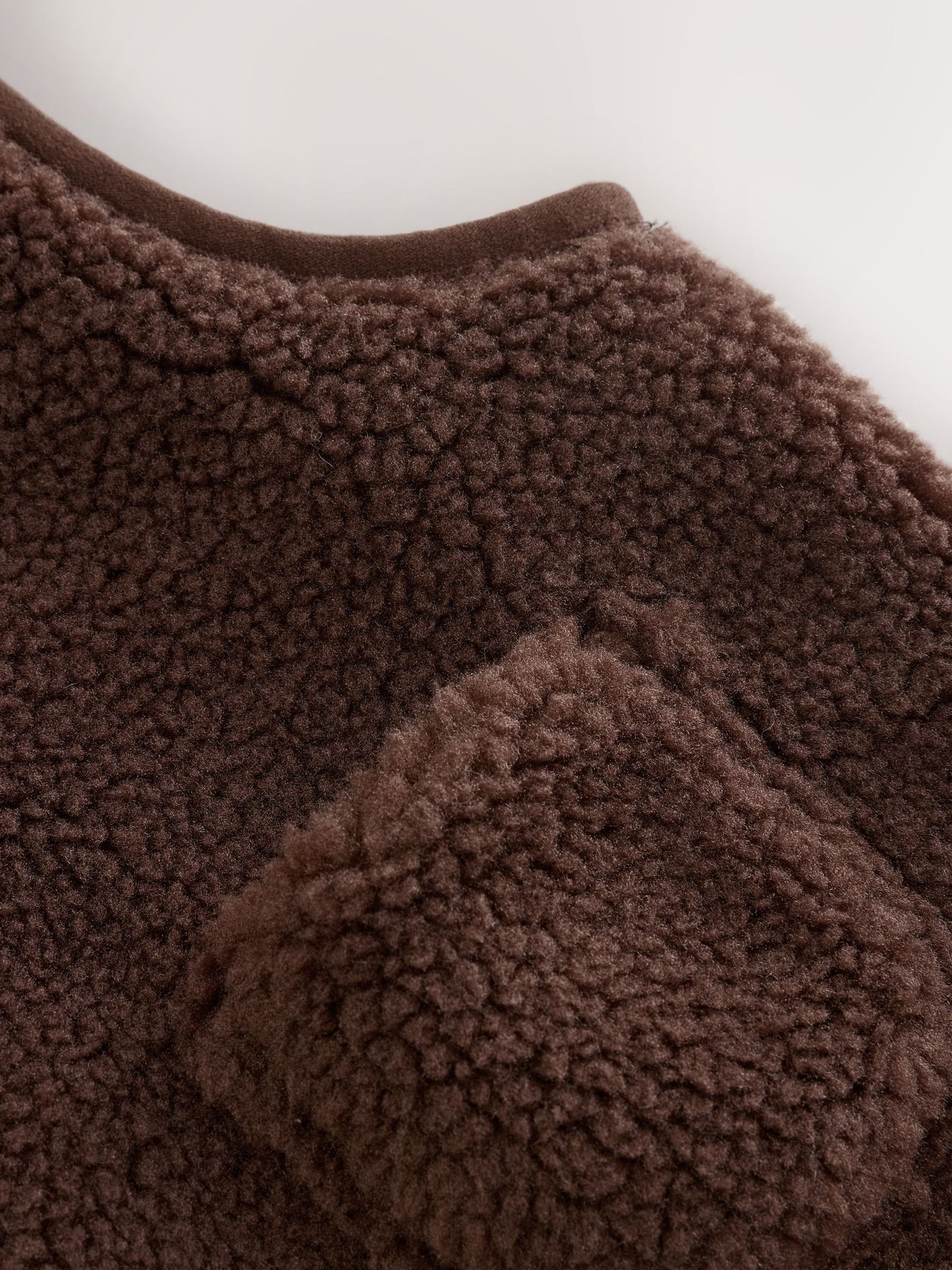 Dsiney Kidz - Chocolate Brown Borg Baby Gilet image 3