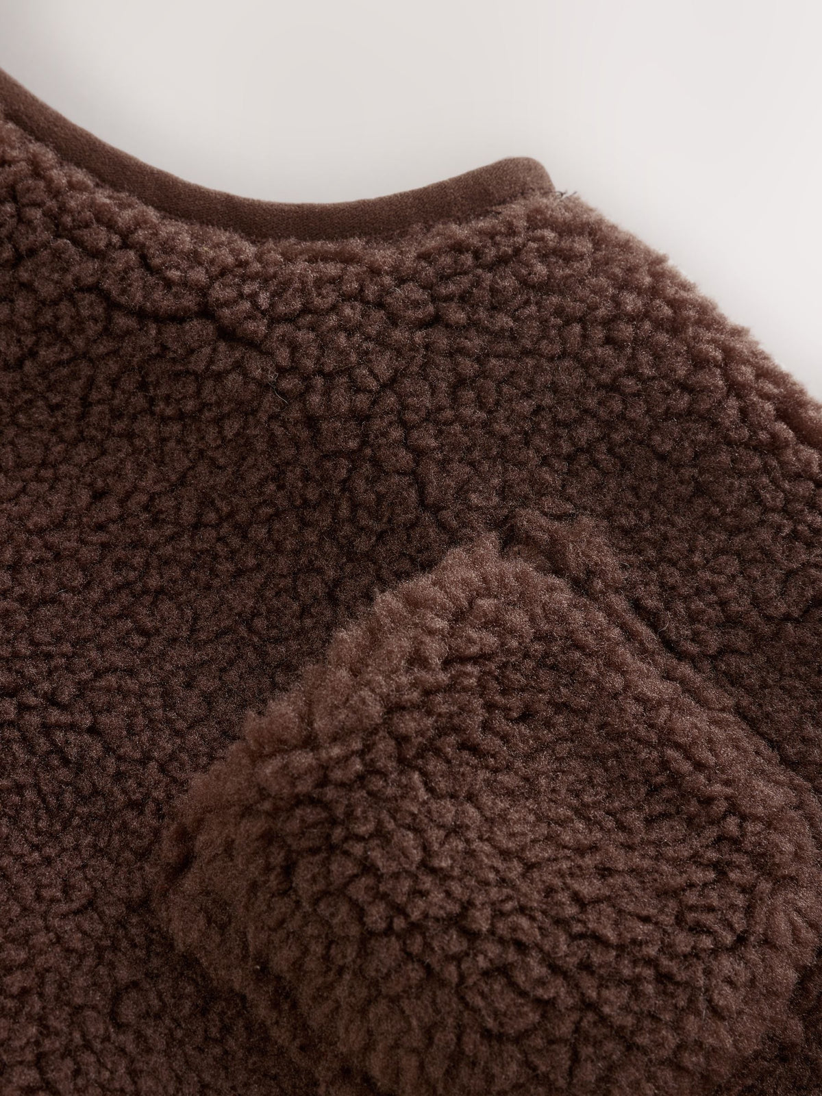 Dsiney Kidz - Chocolate Brown Borg Baby Gilet image 3