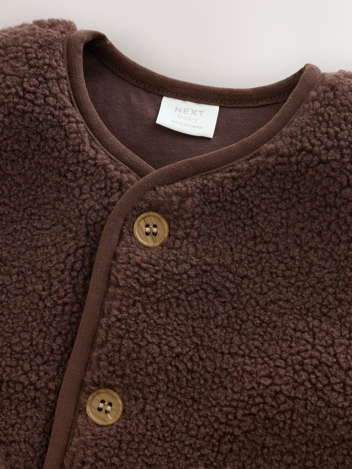 Dsiney Kidz - Chocolate Brown Borg Baby Gilet image 7