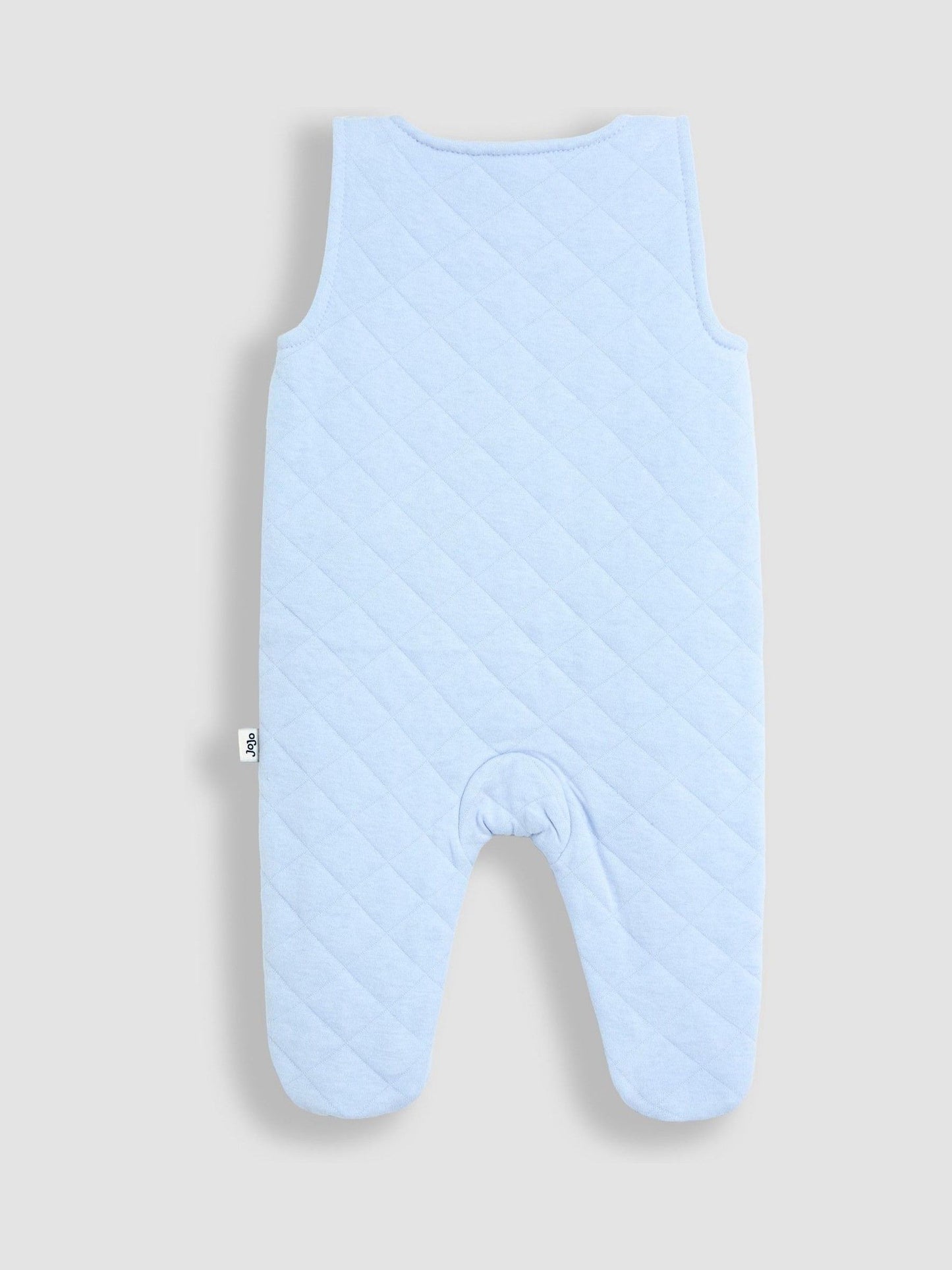 JoJo Maman Bébé Blue Quilted 2-Piece Dungaree Set image 3