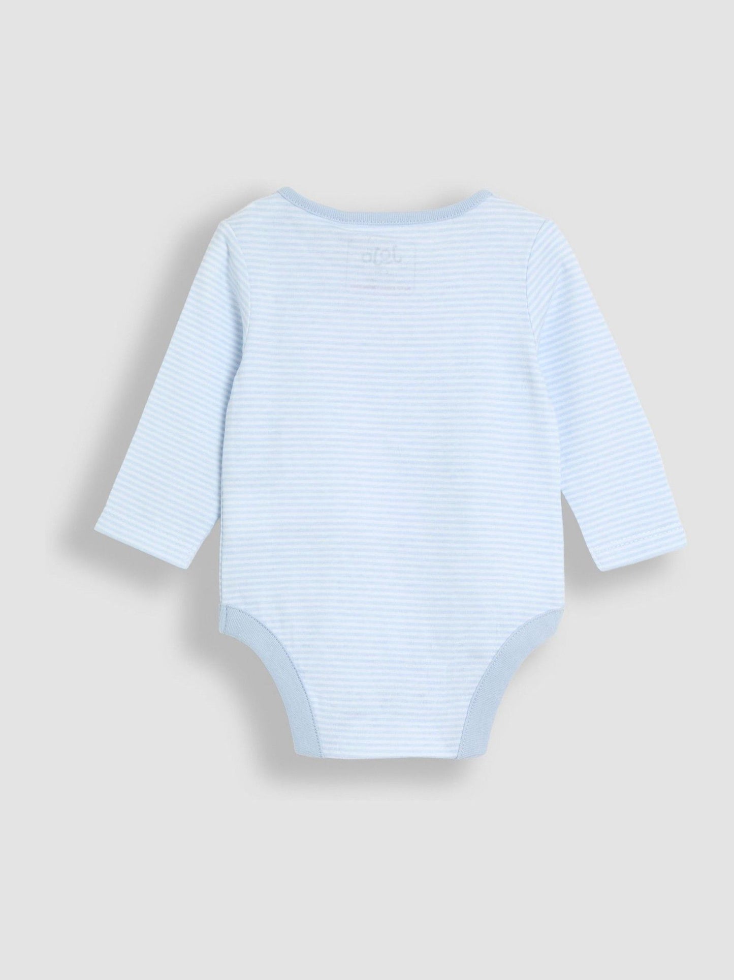 JoJo Maman Bébé Blue Quilted 2-Piece Dungaree Set image 5