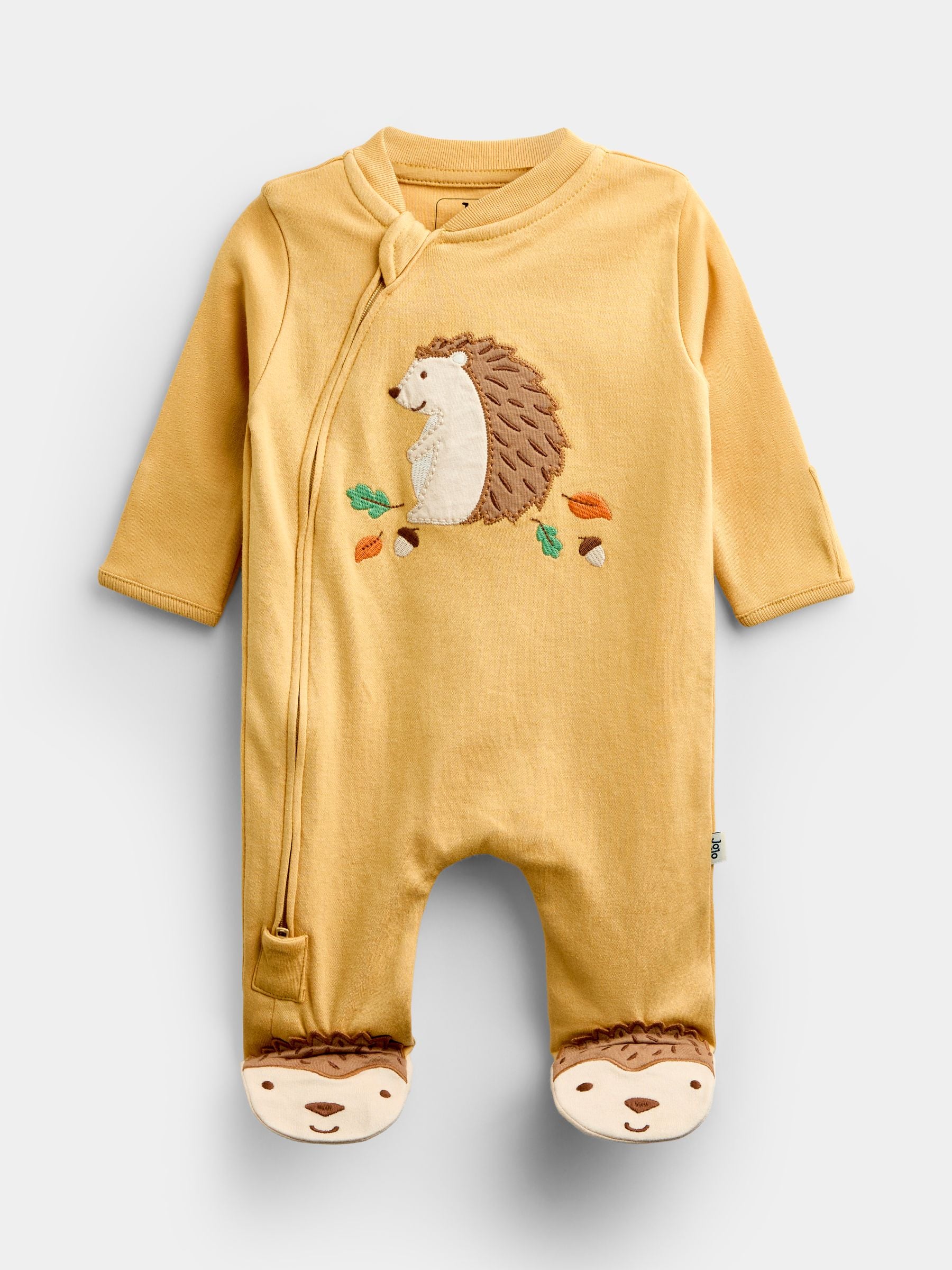 JoJo Maman Bébé Yellow Sleepsuit image 1