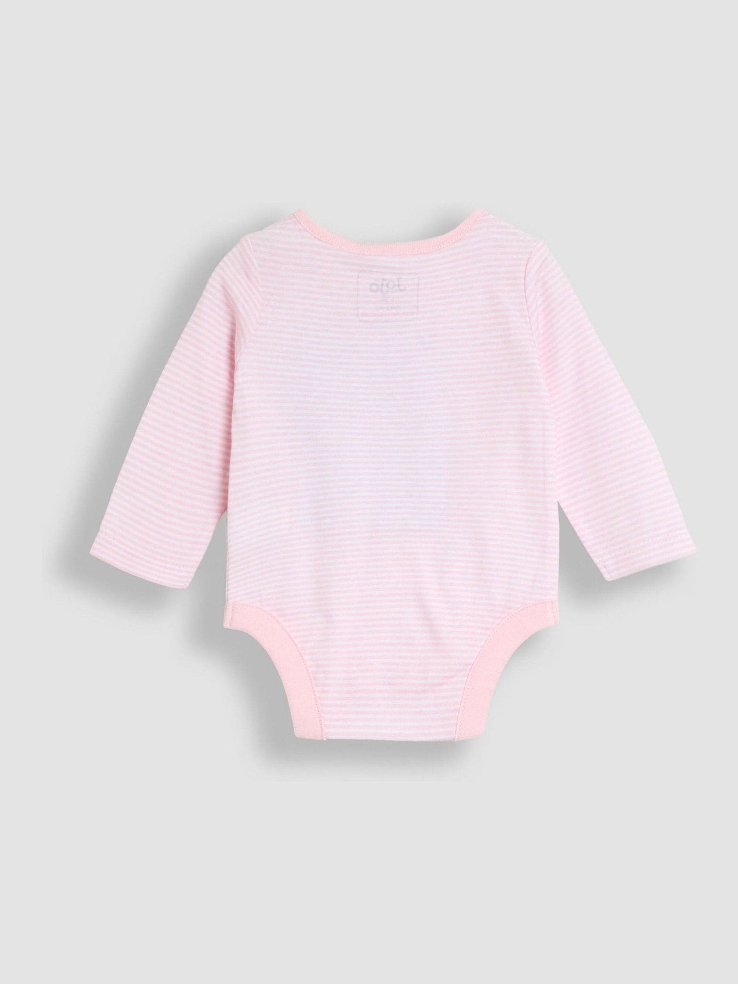 Dsiney Kidz - JoJo Maman Bébé Pale Pink Flopsy Quilted 2-Piece Dungaree Set image 5
