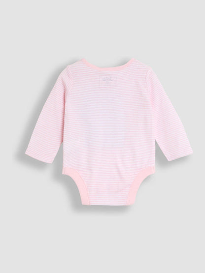 Dsiney Kidz - JoJo Maman Bébé Pale Pink Flopsy Quilted 2-Piece Dungaree Set image 5