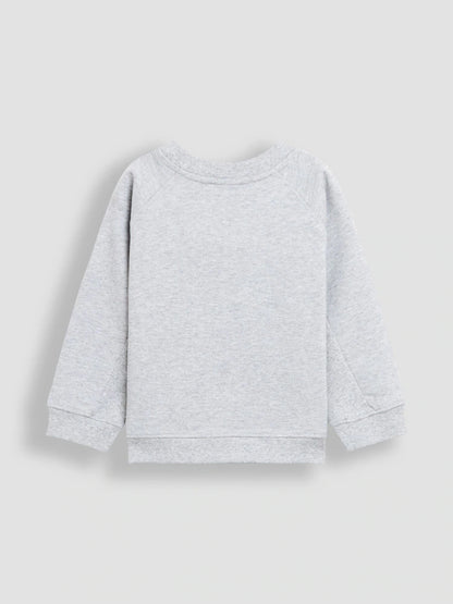 JoJo Maman Bébé Khaki Green 2-Piece Sweatshirt & Cord Cargo Set