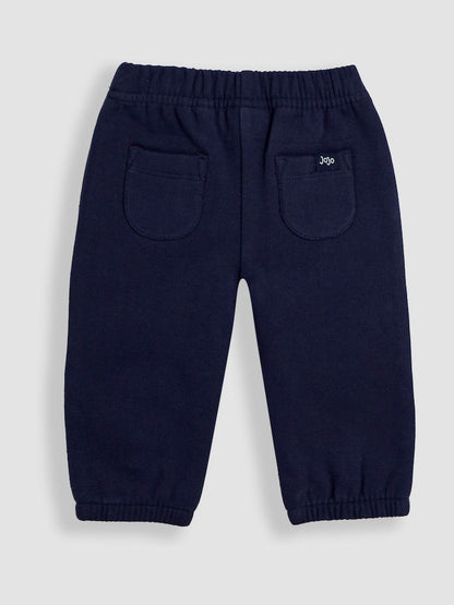 JoJo Maman Bébé Grey London Bus 2-Piece Appliqué Sweatshirt & Joggers Set